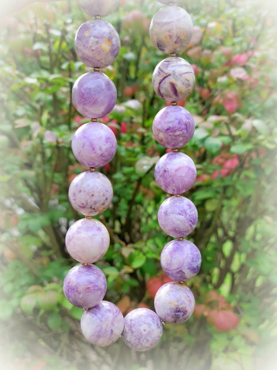 Mexican Purple Opal Necklace 5