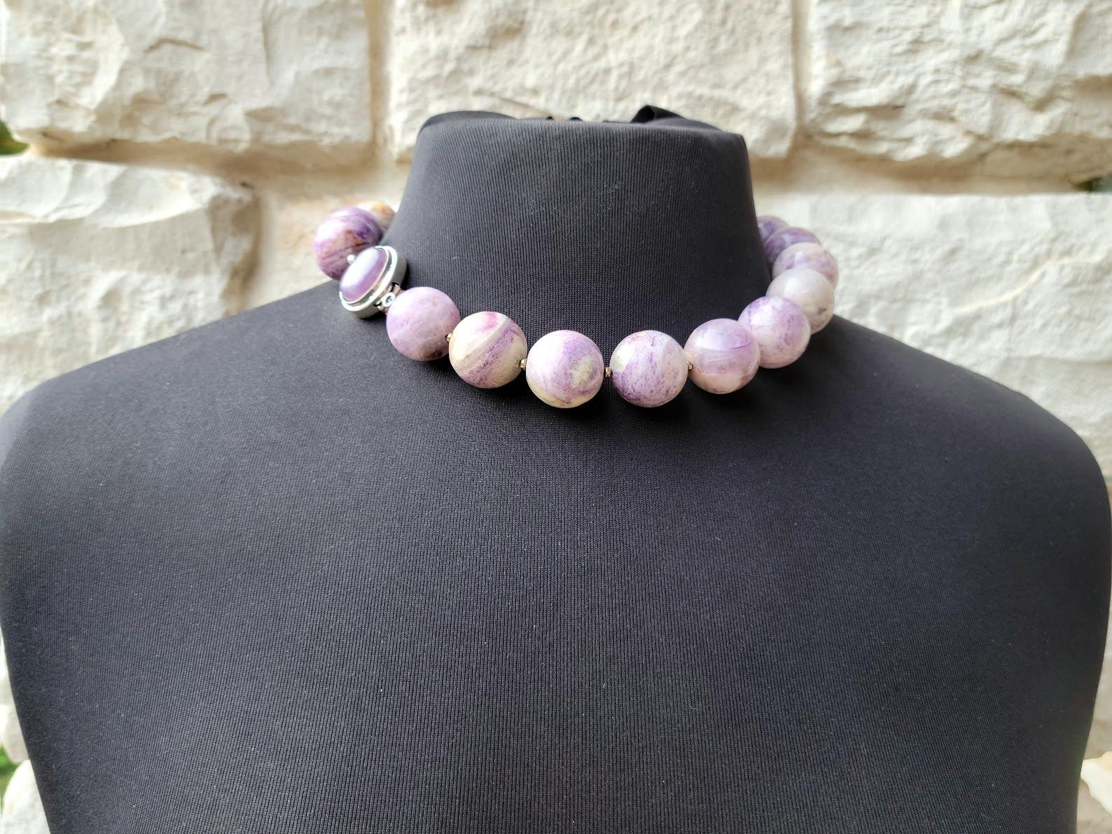 Women's Mexican Purple Opal Necklace