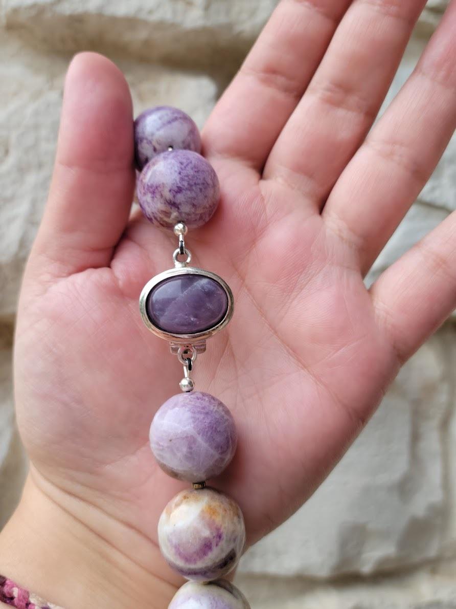 Mexican Purple Opal Necklace 3