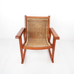 Mexican Rocking Chair Attributed to Michael van Beuren