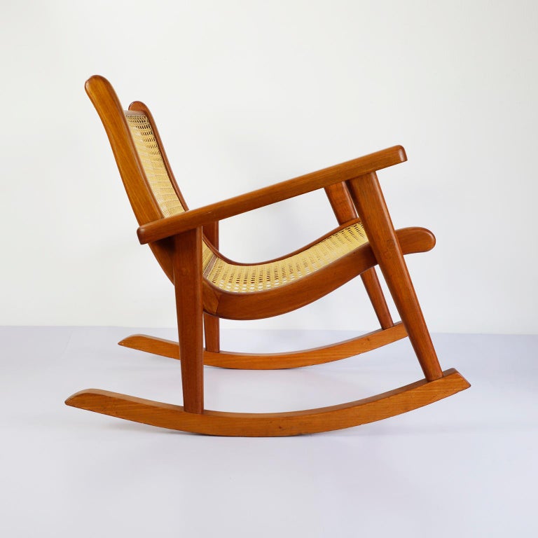 Mexican Rocking Chair Attributed to Michael van Beuren at 1stDibs