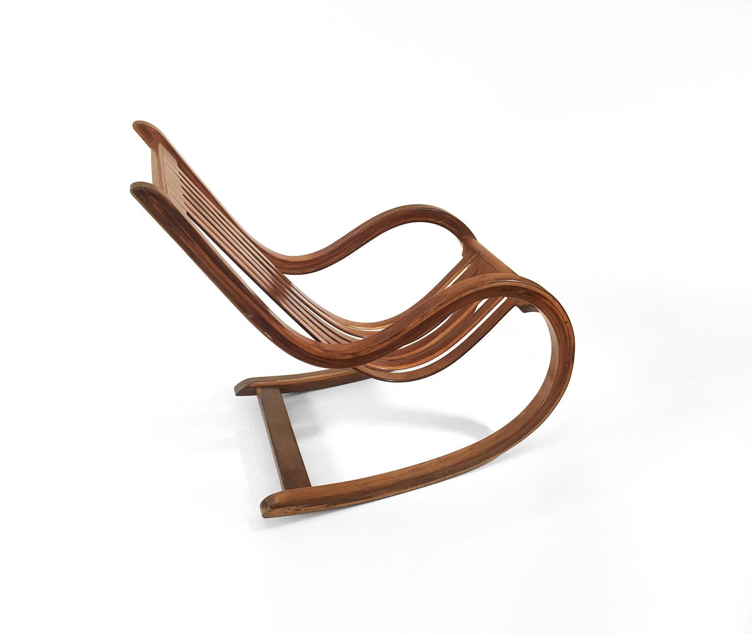 mexican metal rocking chair