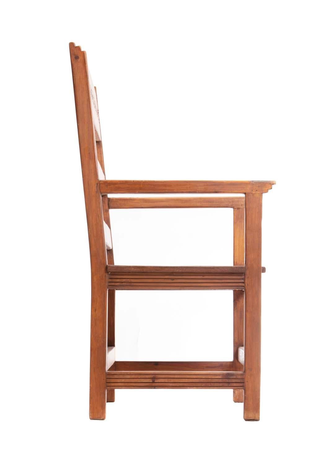 Mexicain Partners de chaises mexicaines Santa Fe Pine en vente