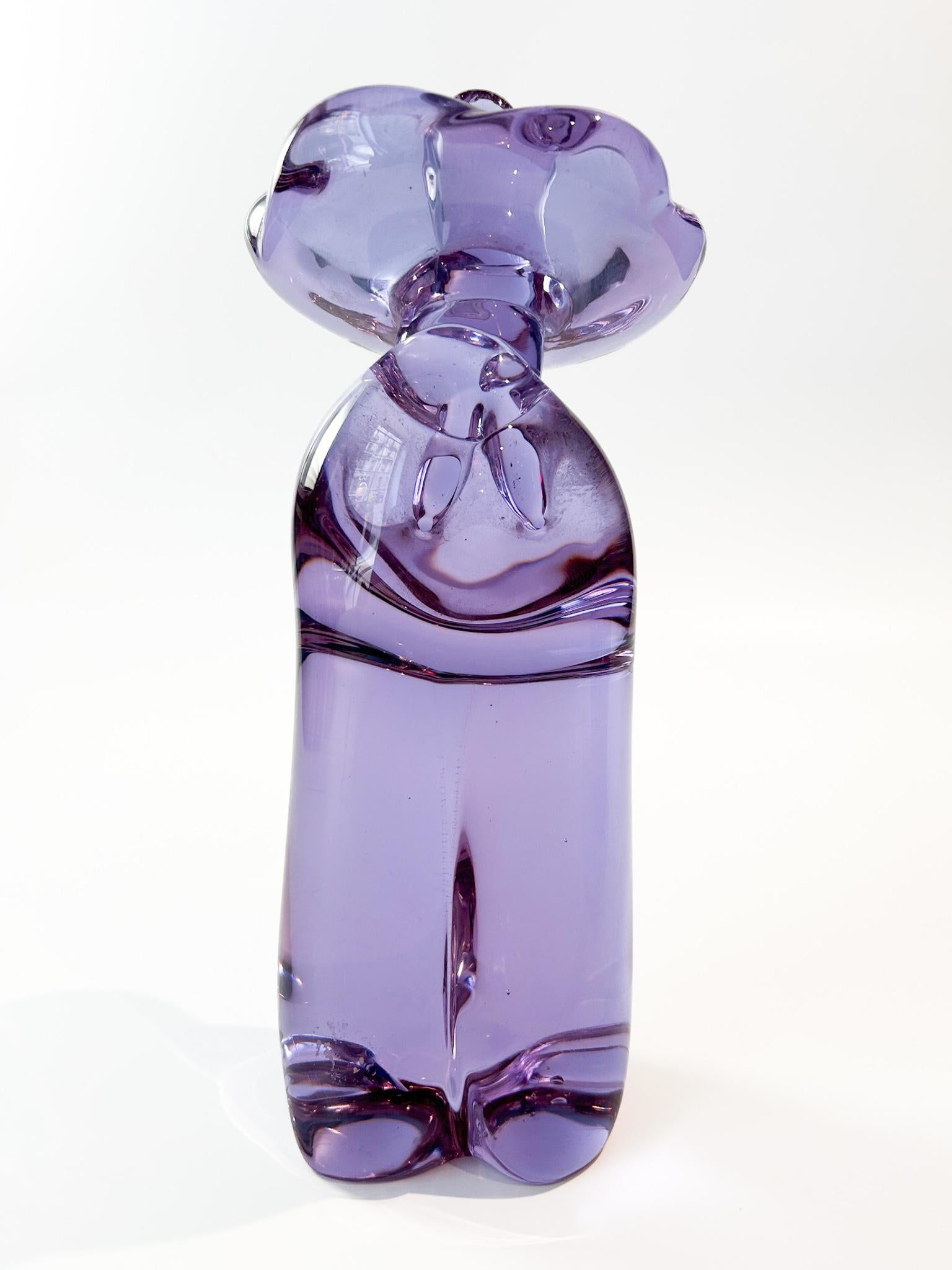 Mexican sculpture in hand-blown purple Murano glass, created by Archimede Seguso in the 1970s

Ø cm 11 h cm 25

Archimede Seguso was a renowned Italian entrepreneur and master glassmaker, considered a giant in his field.  He was born on 17 December