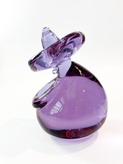 Scultura messicana in vetro soffiato di Murano di Archimede Seguso, anni '70