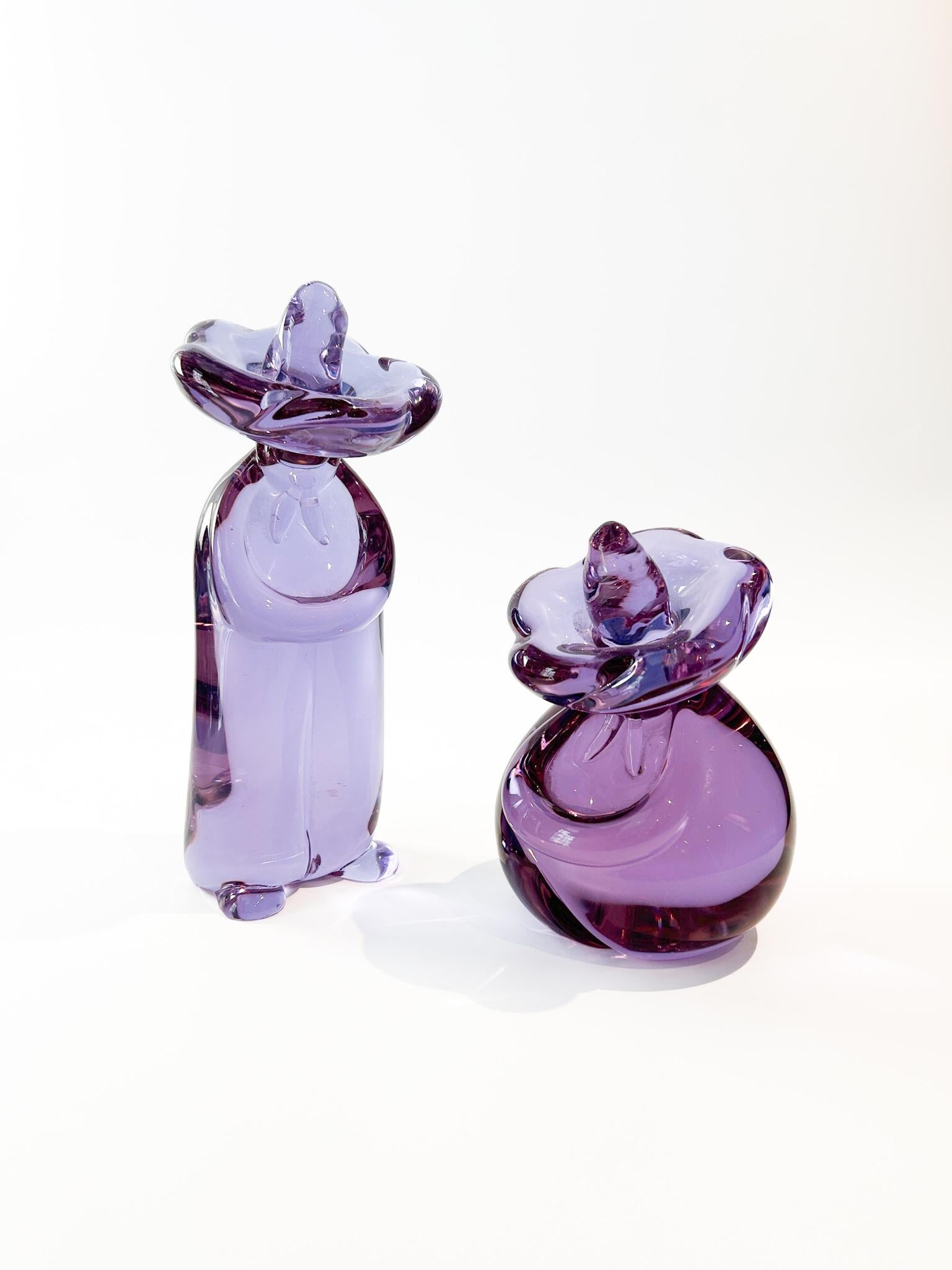 Italian Mexican Sculpture in Blown Murano Glass by Archimede Seguso, 1970s
