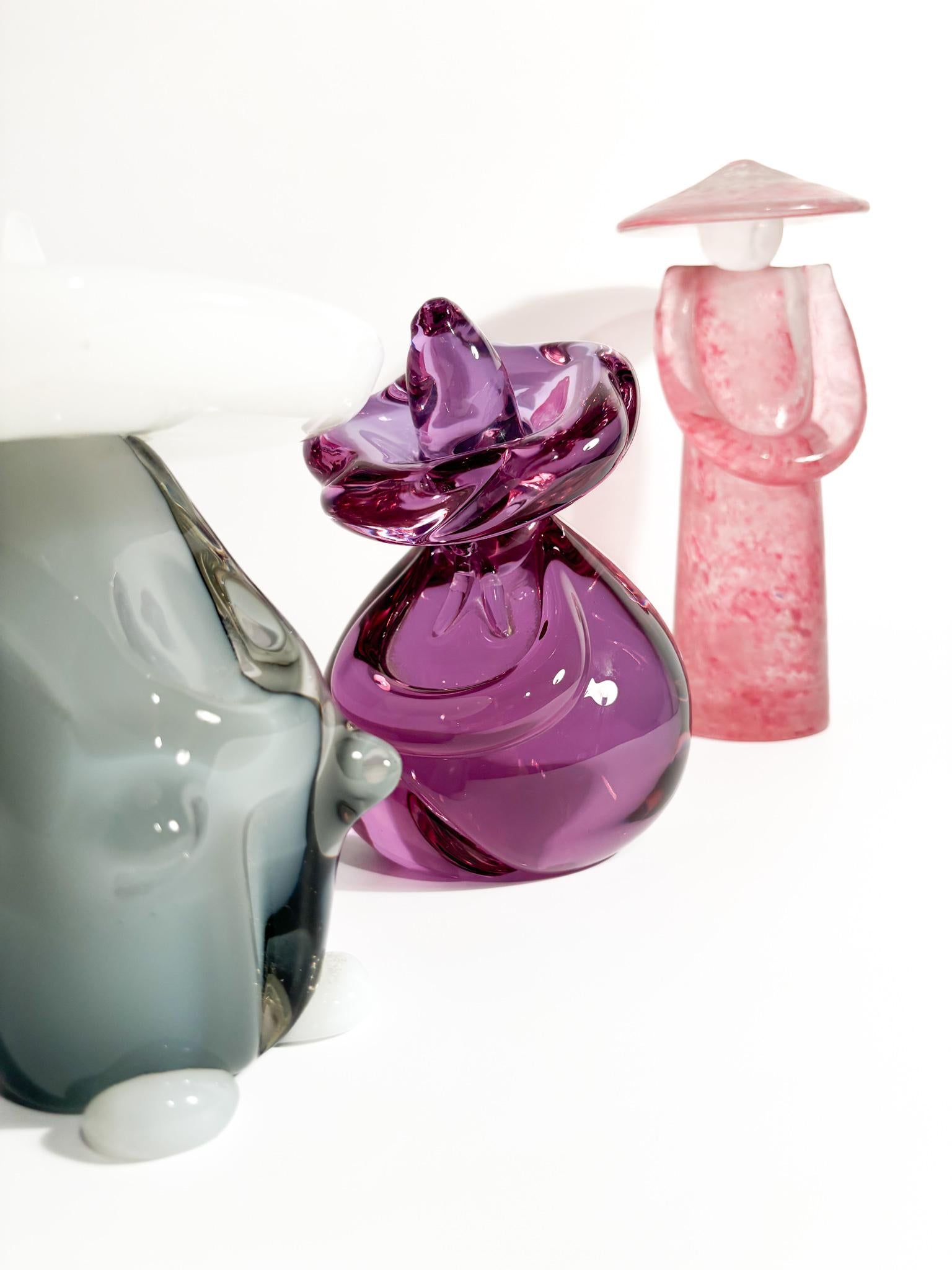 Scultura messicana in vetro di Murano attribuita ad Archimede Seguso, anni '60 in vendita 2