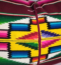 Mexican Serape Bolster Pillow
