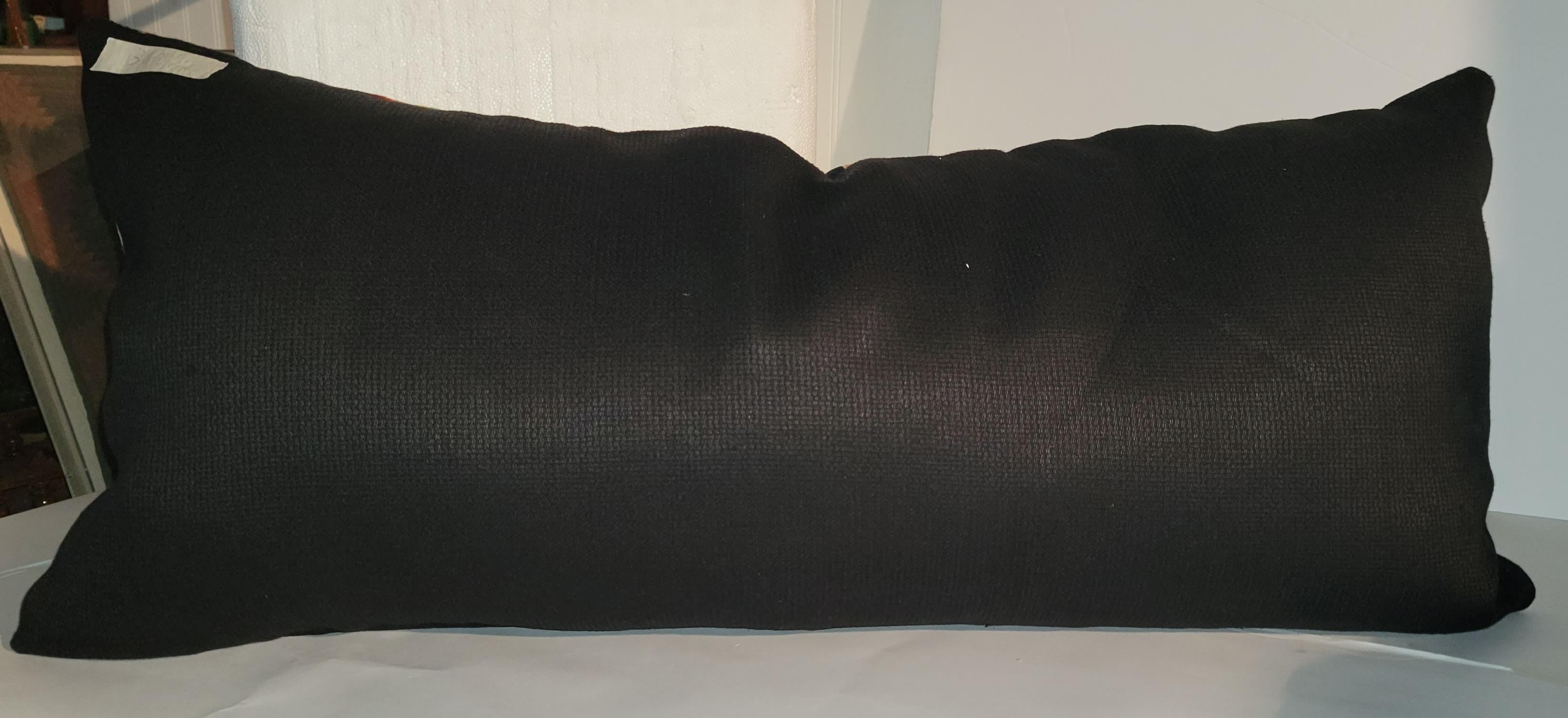 Adirondack Mexican Serape Bolster Pillow For Sale