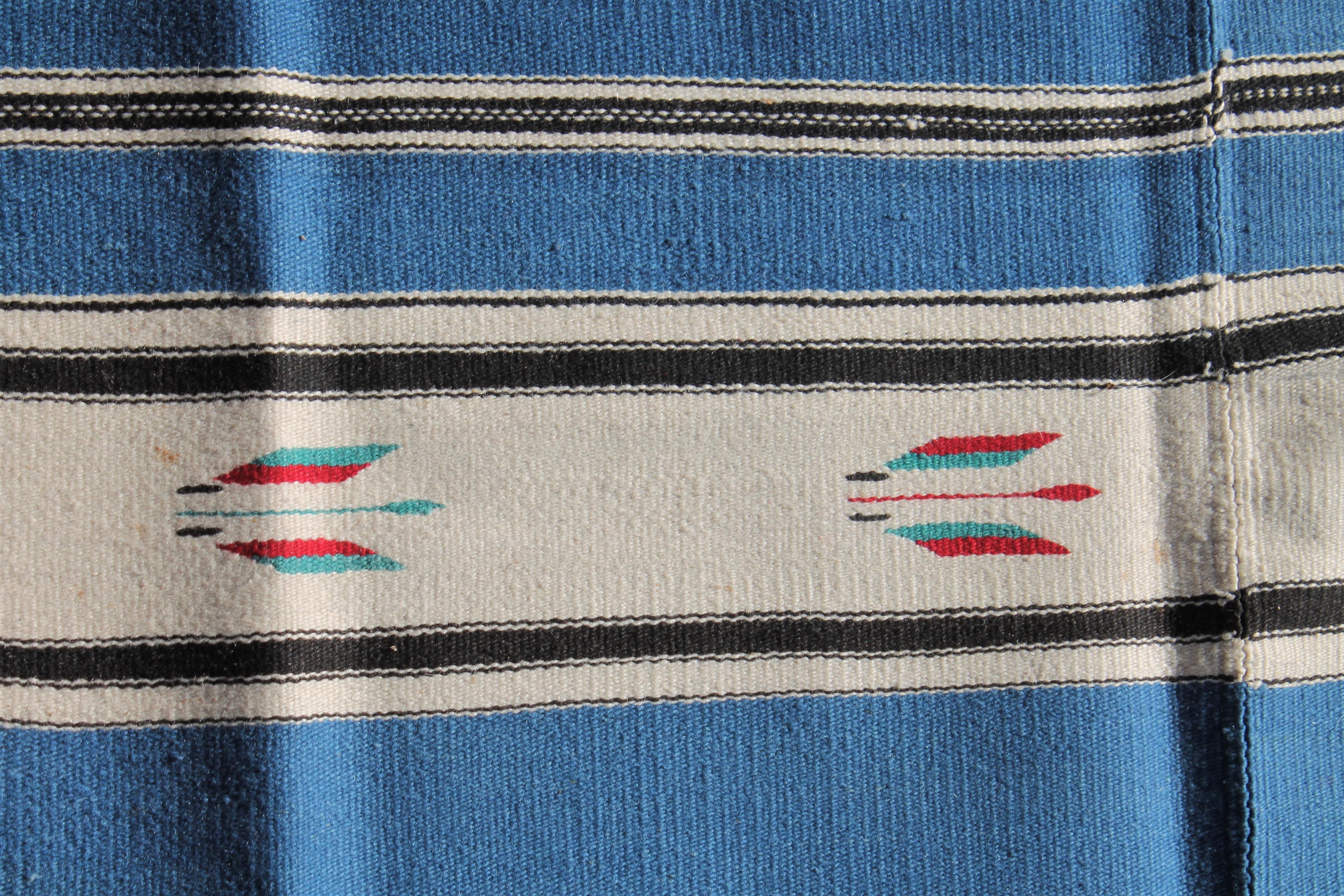 American Mexican Serape Indian Weaving For Sale