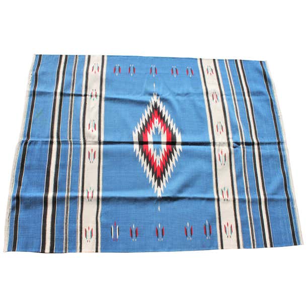 Mexican Serape Indian Weaving For Sale at 1stDibs
