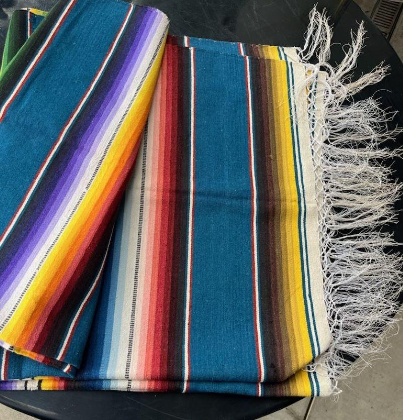 Americano Lancio in lana Serape messicano in vendita