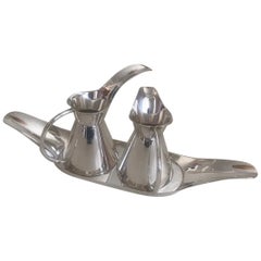 Mexican Sterling Silver Condiment Set by Sanborn