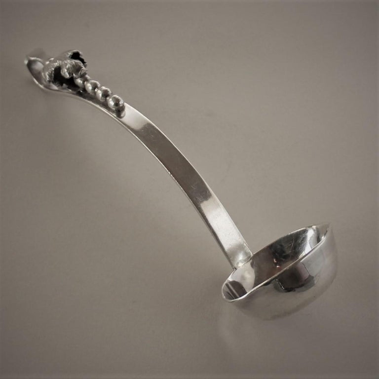 Mexican Sterling Silver Cream Ladle For Sale at 1stDibs