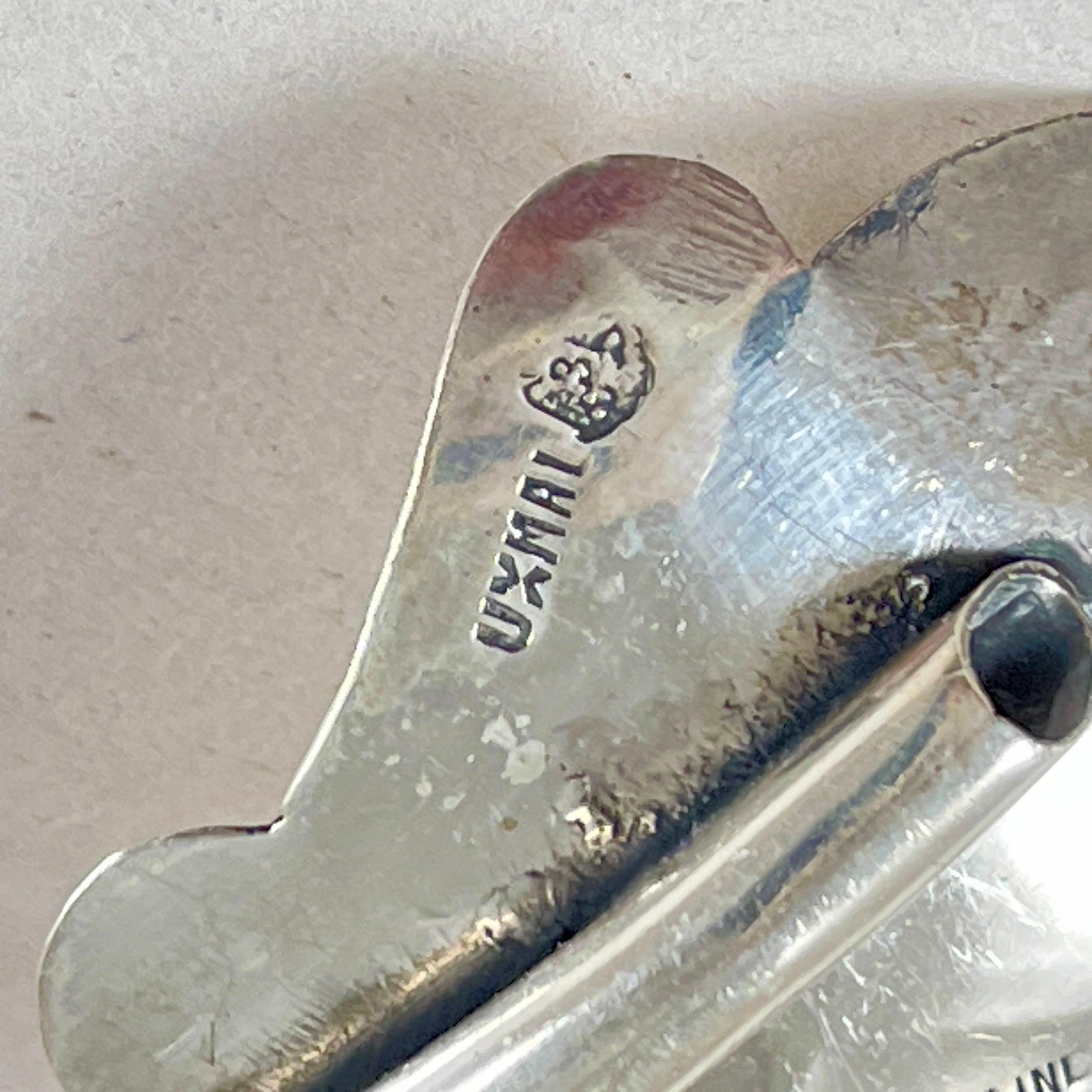 Juego de 5 pajitas agitadoras de plata de ley mexicana para beber té o té helado en venta 2