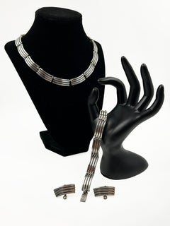 Mexican Sterling Silver Jewelry Set