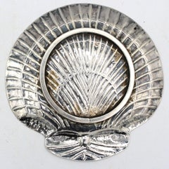 Mexican Sterling Silver Scallop Shell Dish