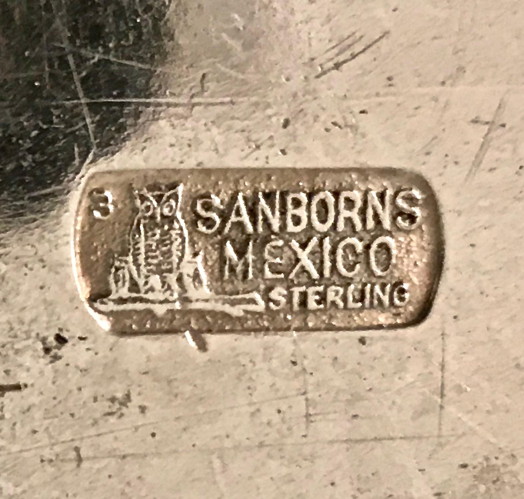 Mexican Sterling Tray by Sanborns 85.3 Troy Ounces 5