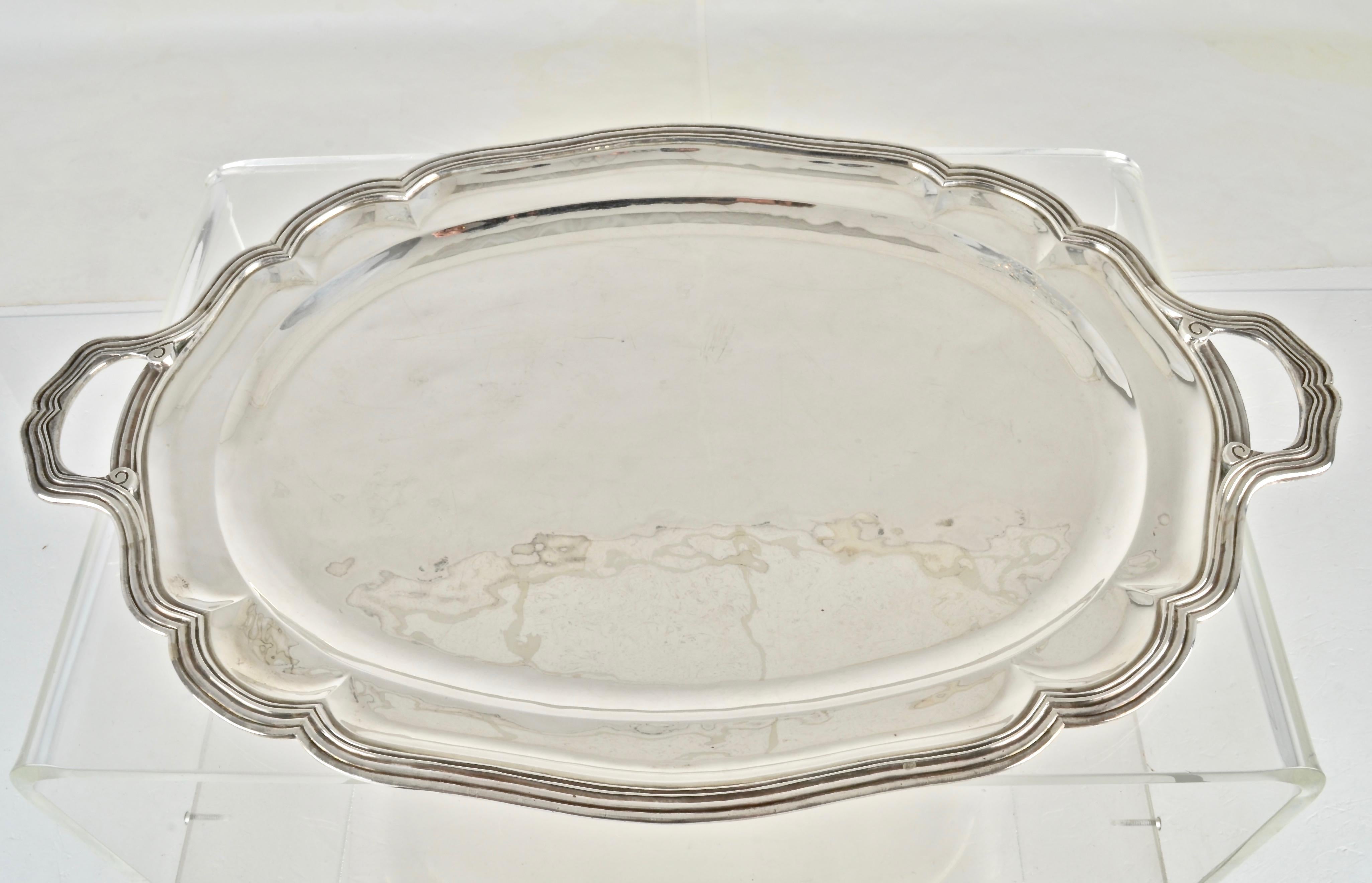 Mexican Sterling Tray by Sanborns 85.3 Troy Ounces 1