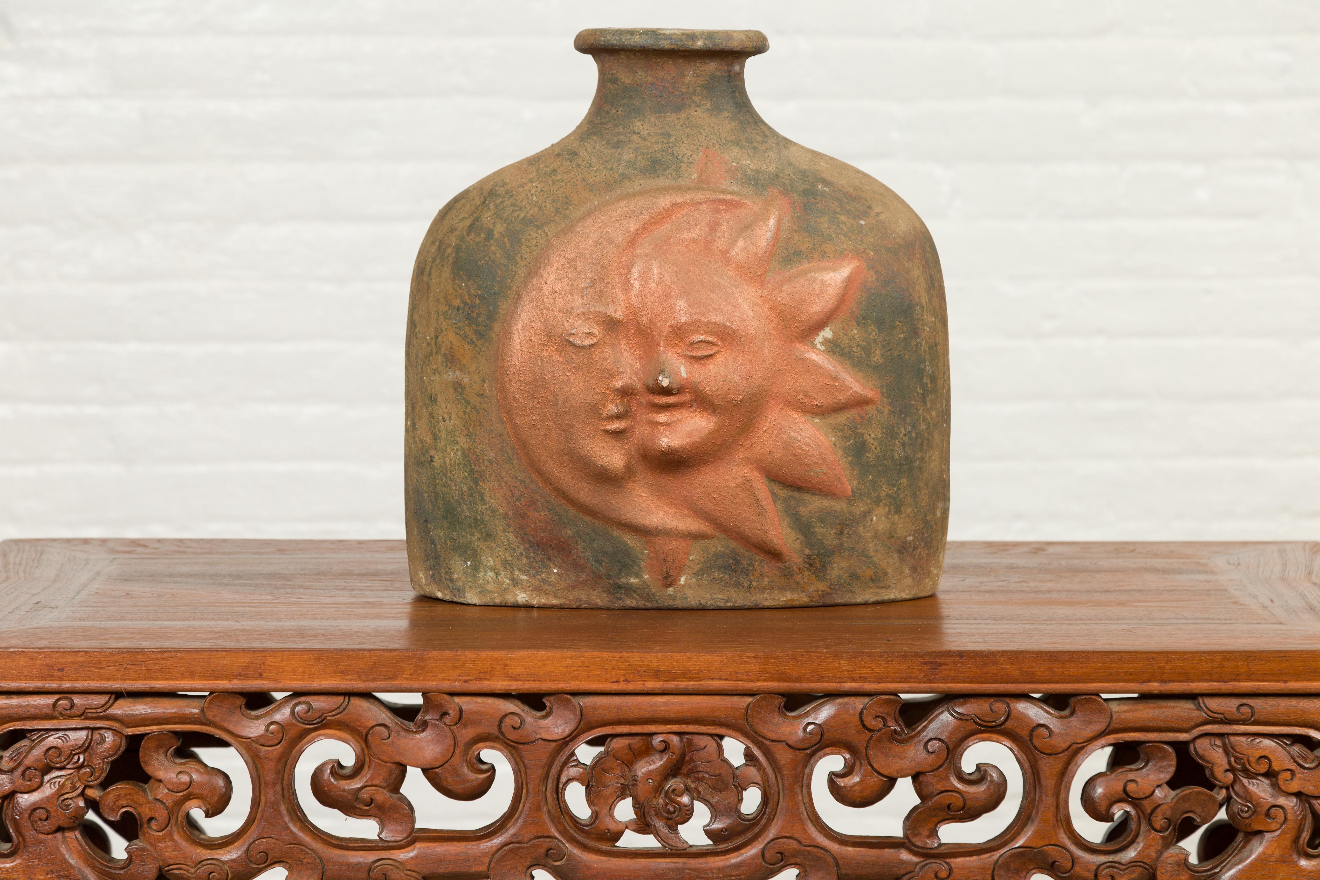 sun and moon vase