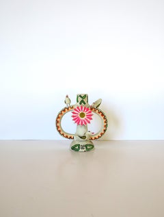 Portavelas Árbol de la Vida de terracota mexicana con pájaros