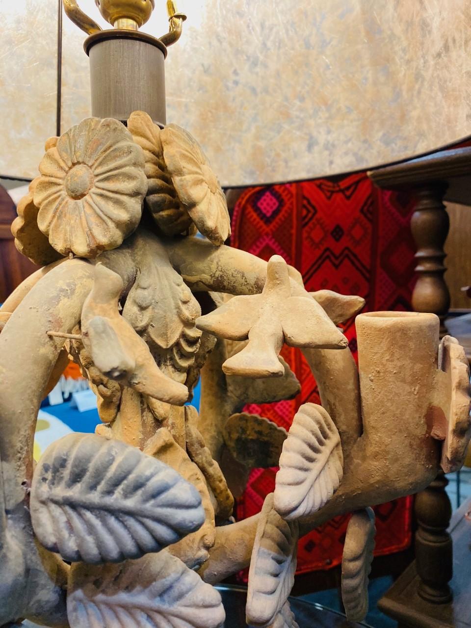 Mexican Tree of Life Candelabra Lamp 2