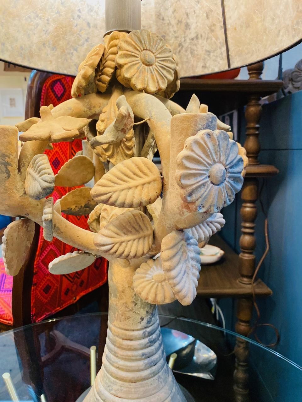 Folk Art Mexican Tree of Life Candelabra Lamp