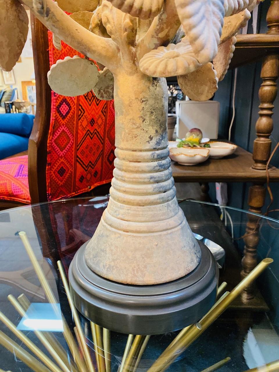 Hand-Crafted Mexican Tree of Life Candelabra Lamp