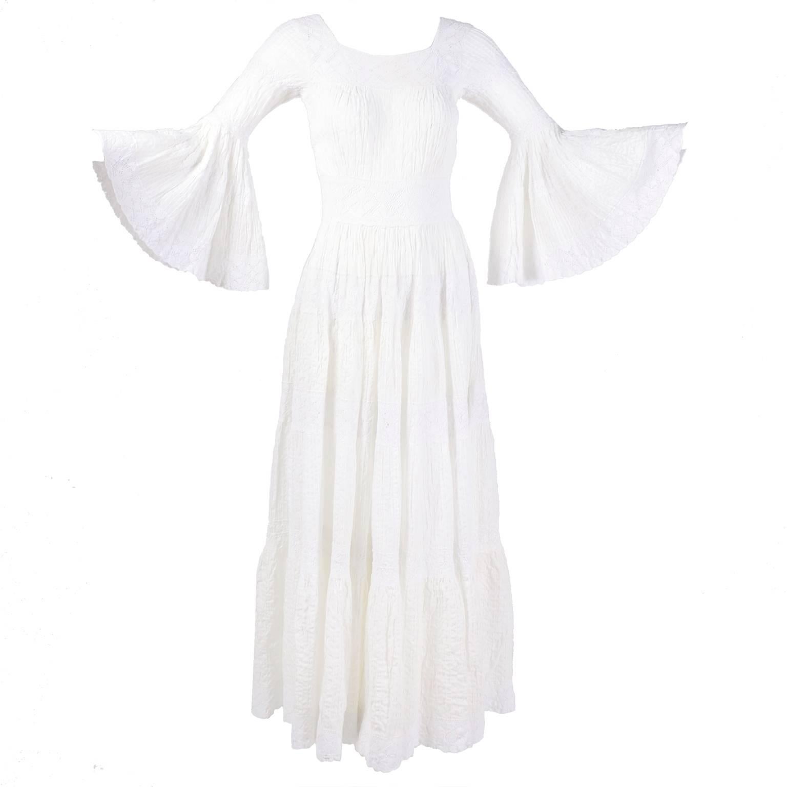 white mexican wedding dress