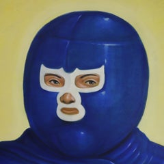 Mexican Wrestler Painting