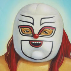 Mexican Wrestler Painting