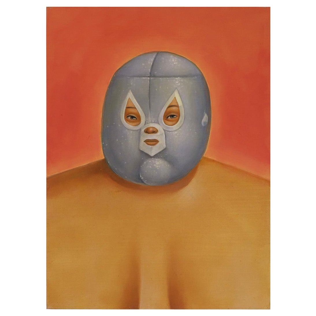 Mexikanisches Wrestler-Gemälde