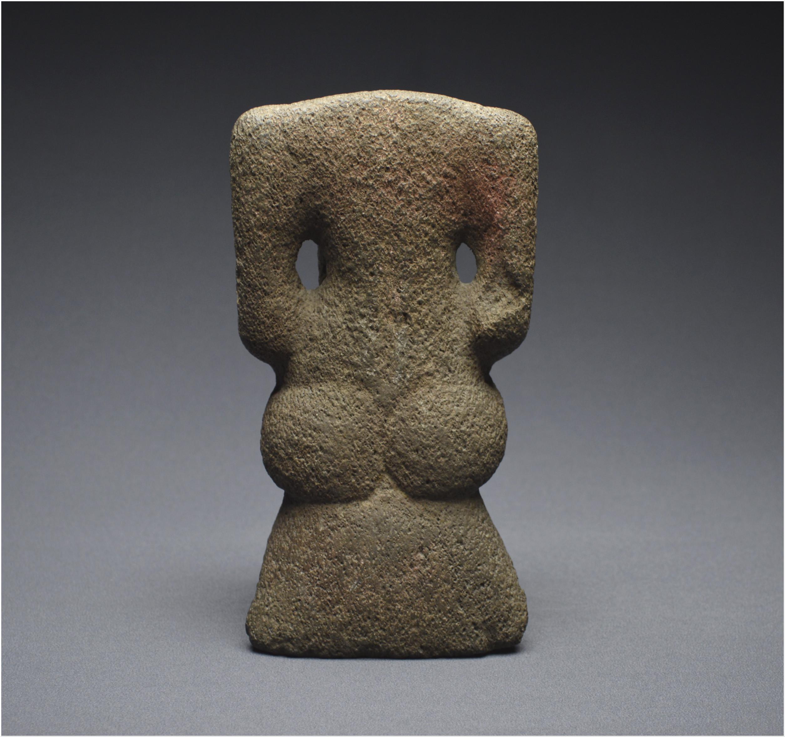 Stone Mexico, 450-550 AD, Veracruz Culture, Palma Depicting a Headless Character