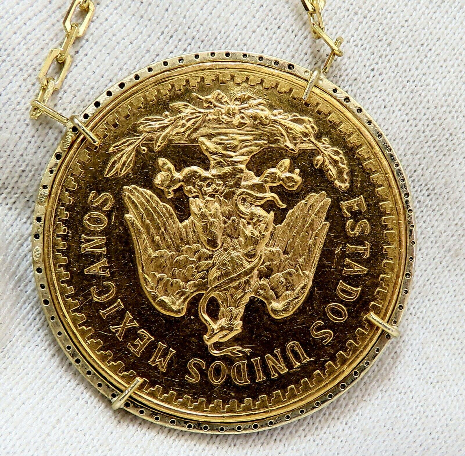 mexican coin necklace