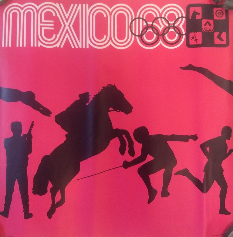 Other Mexico 68 Olympics Original Posters with Pictograms for Each Sport Discipline For Sale