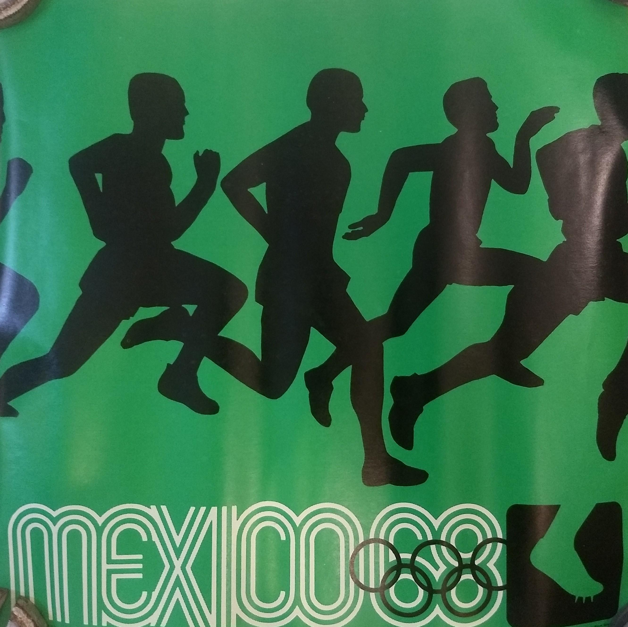 Mid-Century Modern Mexico 68 Olympics Original Posters with Pictograms for Each Sport Discipline For Sale