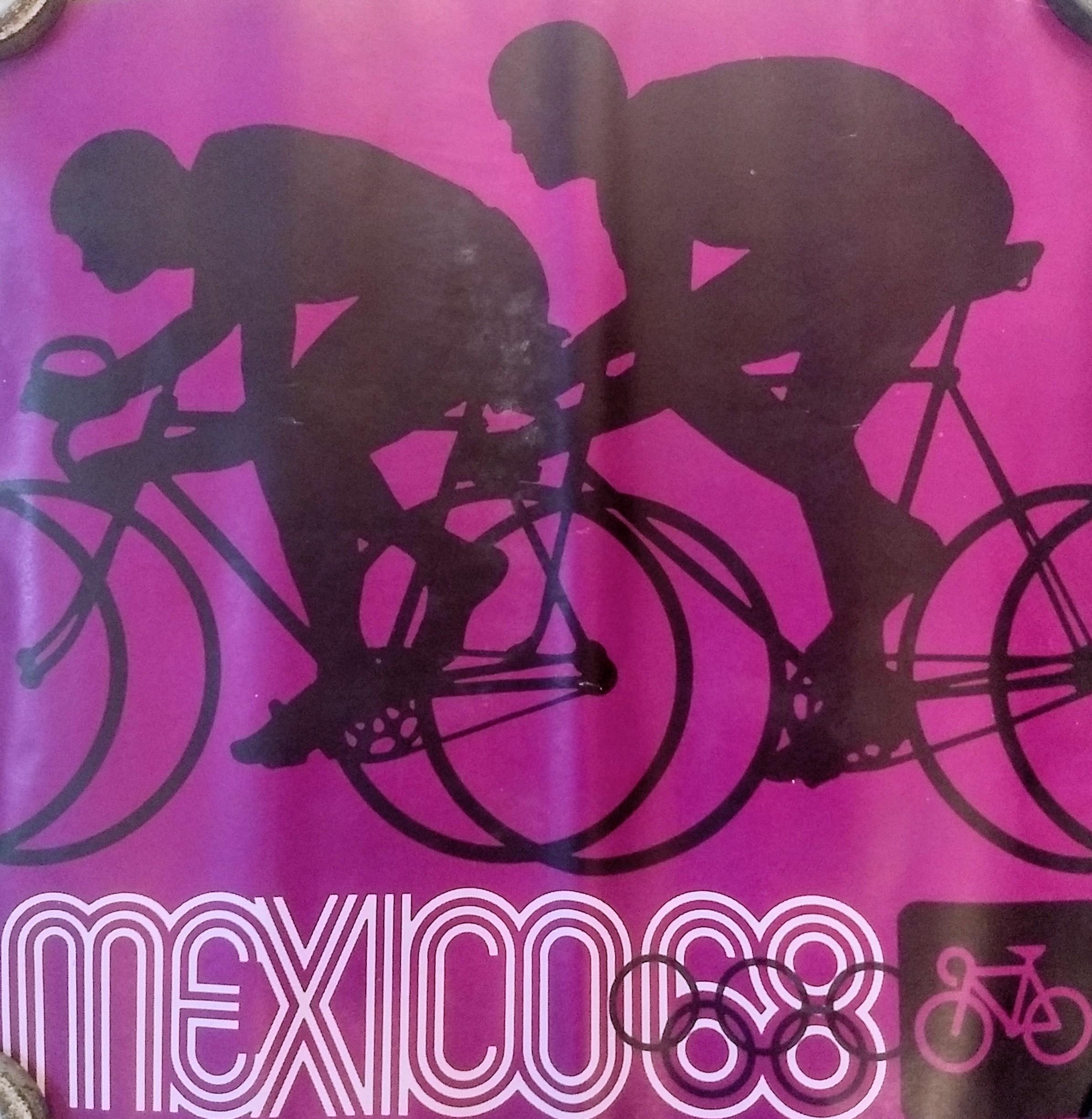 Affiches originales des 68 Jeux olympiques du Mexique avec pictogrammes pour chaque discipline sportive Bon état - En vente à Mexico, DF