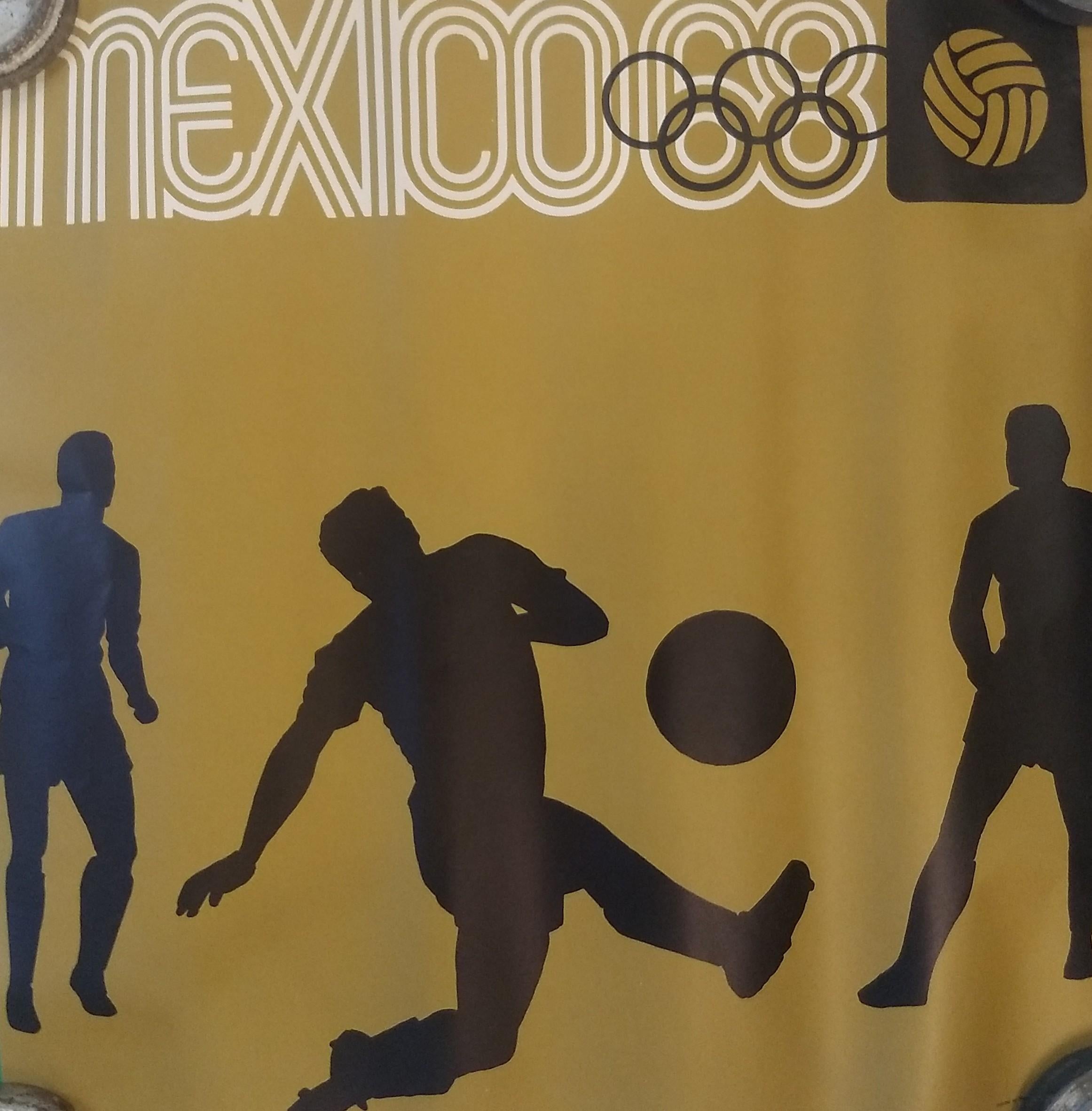 Mid-20th Century Mexico 68 Olympics Original Posters with Pictograms for Each Sport Discipline For Sale