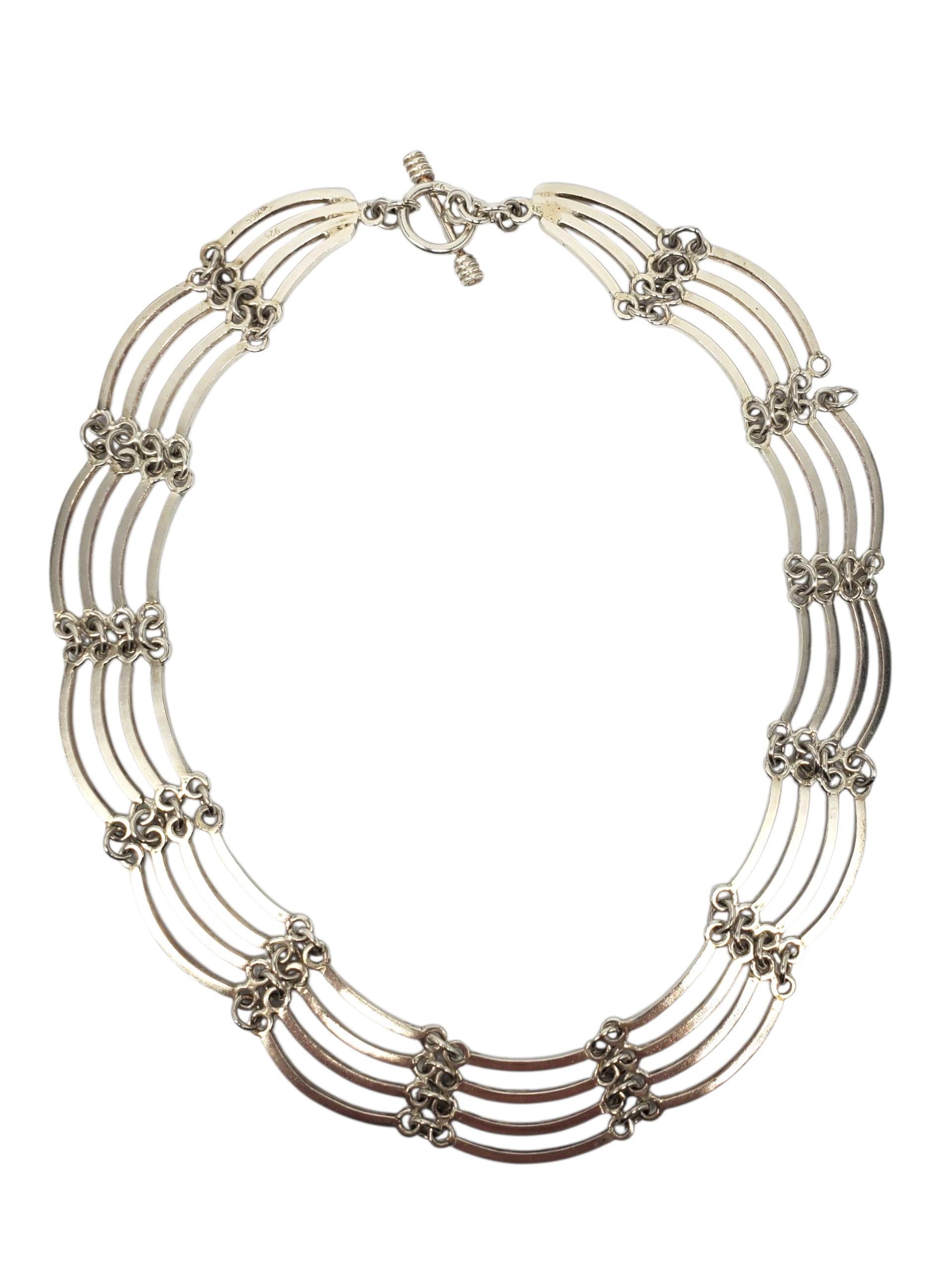 Donna Collana A Link in argento 925 Messico 16