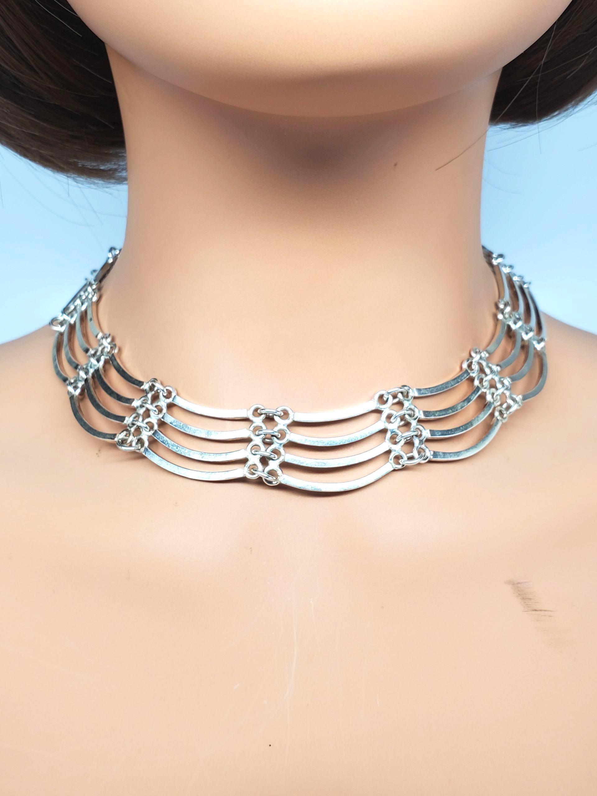 Collana A Link in argento 925 Messico 16