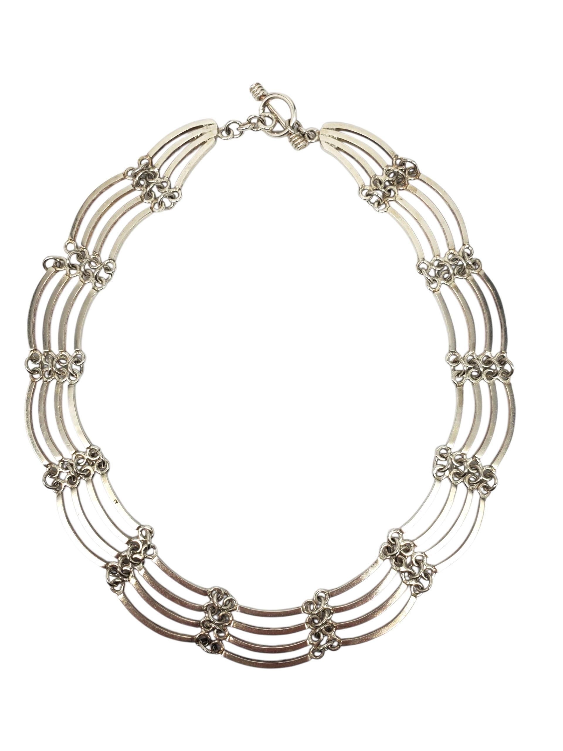 Collana A Link in argento 925 Messico 16" #22616 in vendita