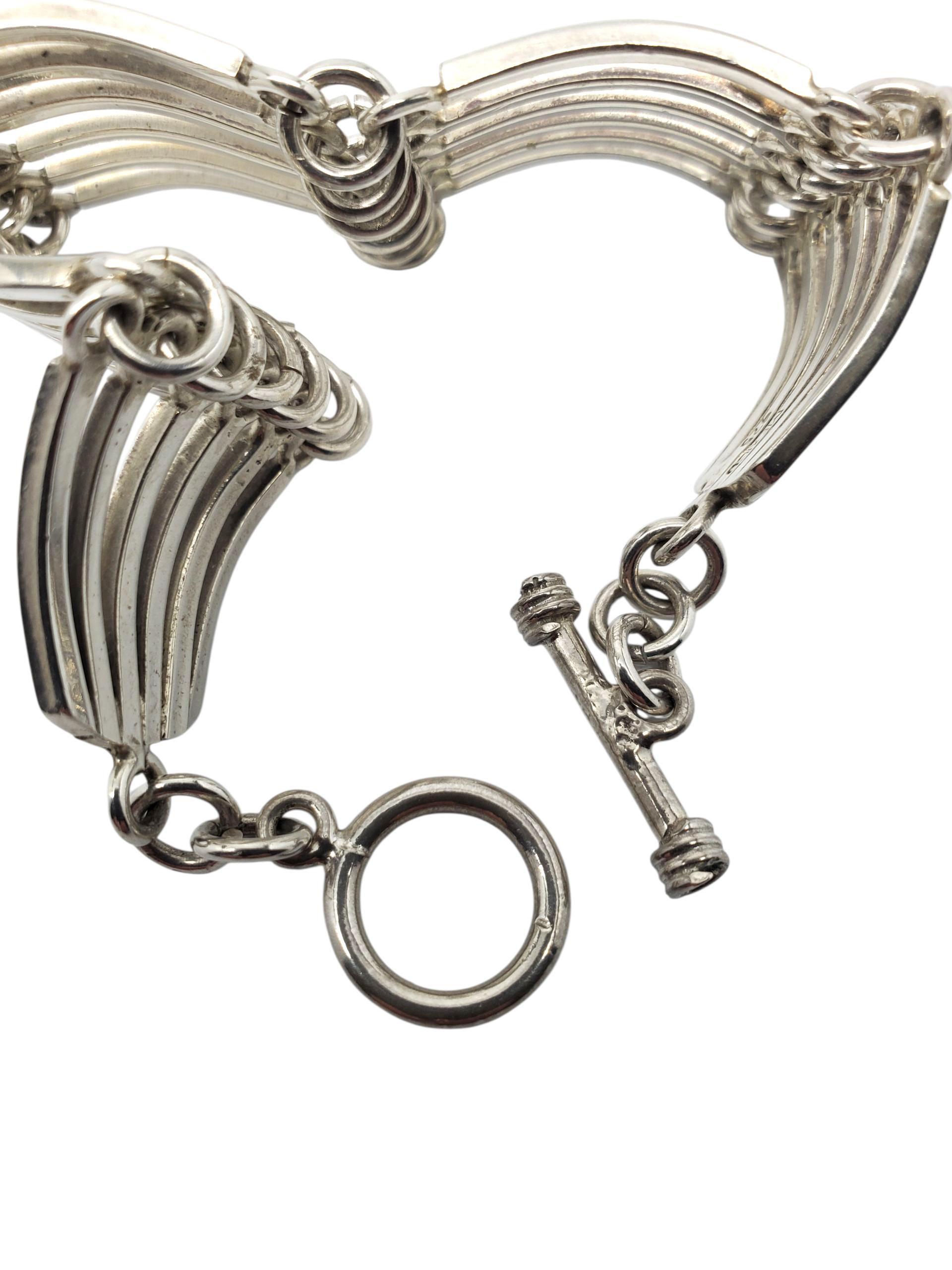 Donna Bracciale a più bande in argento 925 A. Silver #22617 in vendita