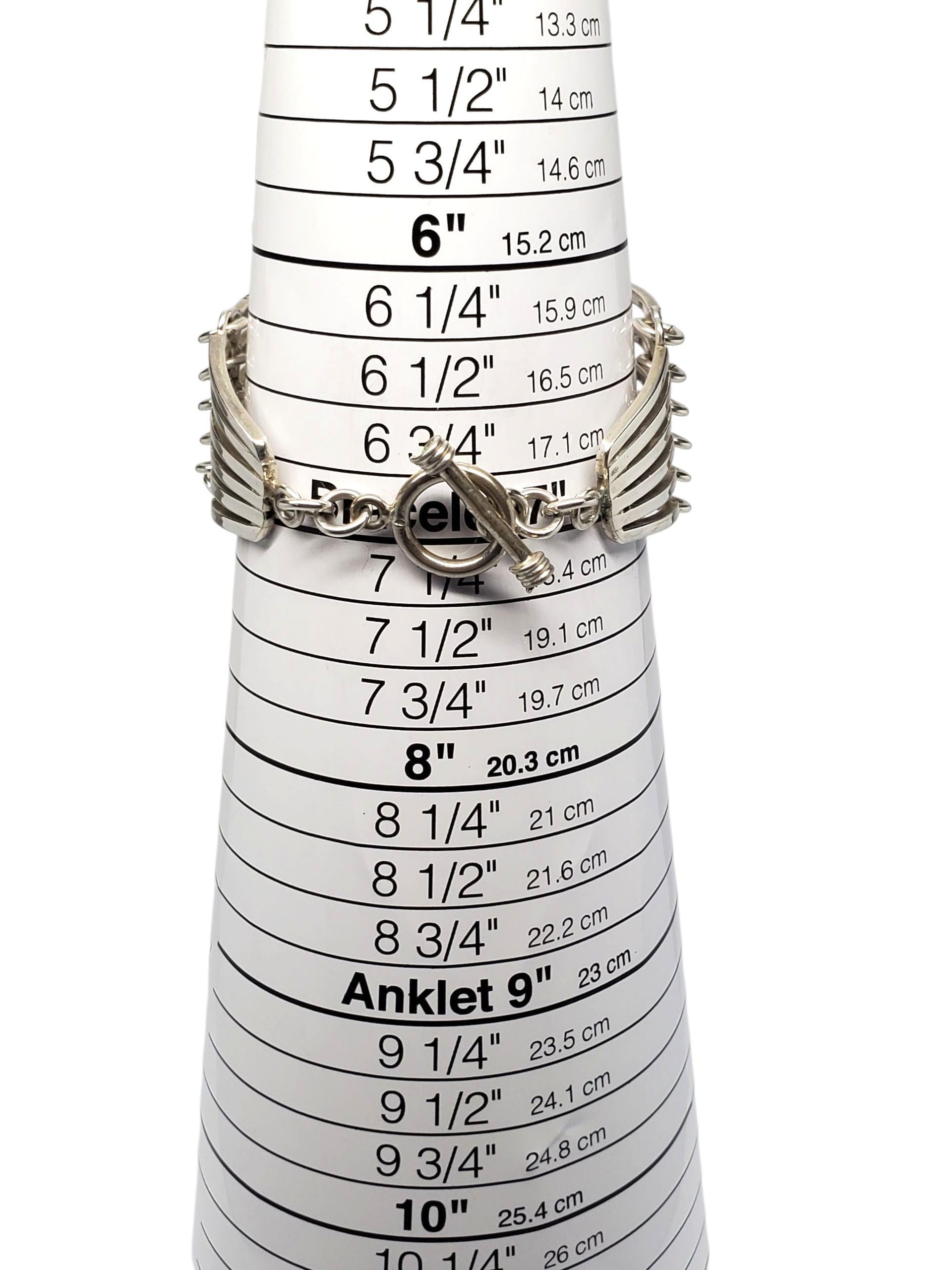 Bracciale a più bande in argento 925 A. Silver #22617 in vendita 2