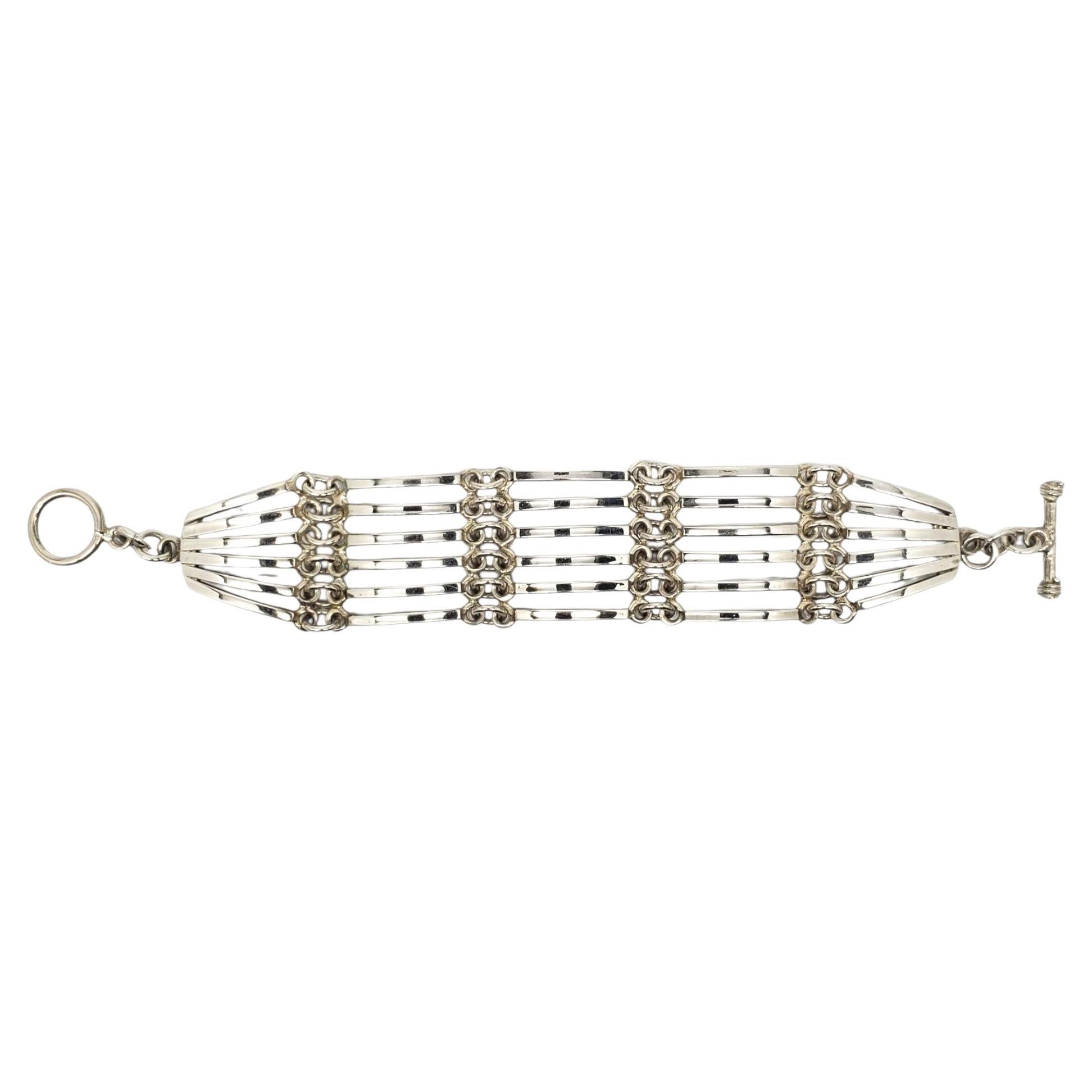 Bracciale a più bande in argento 925 A. Silver #22617 in vendita