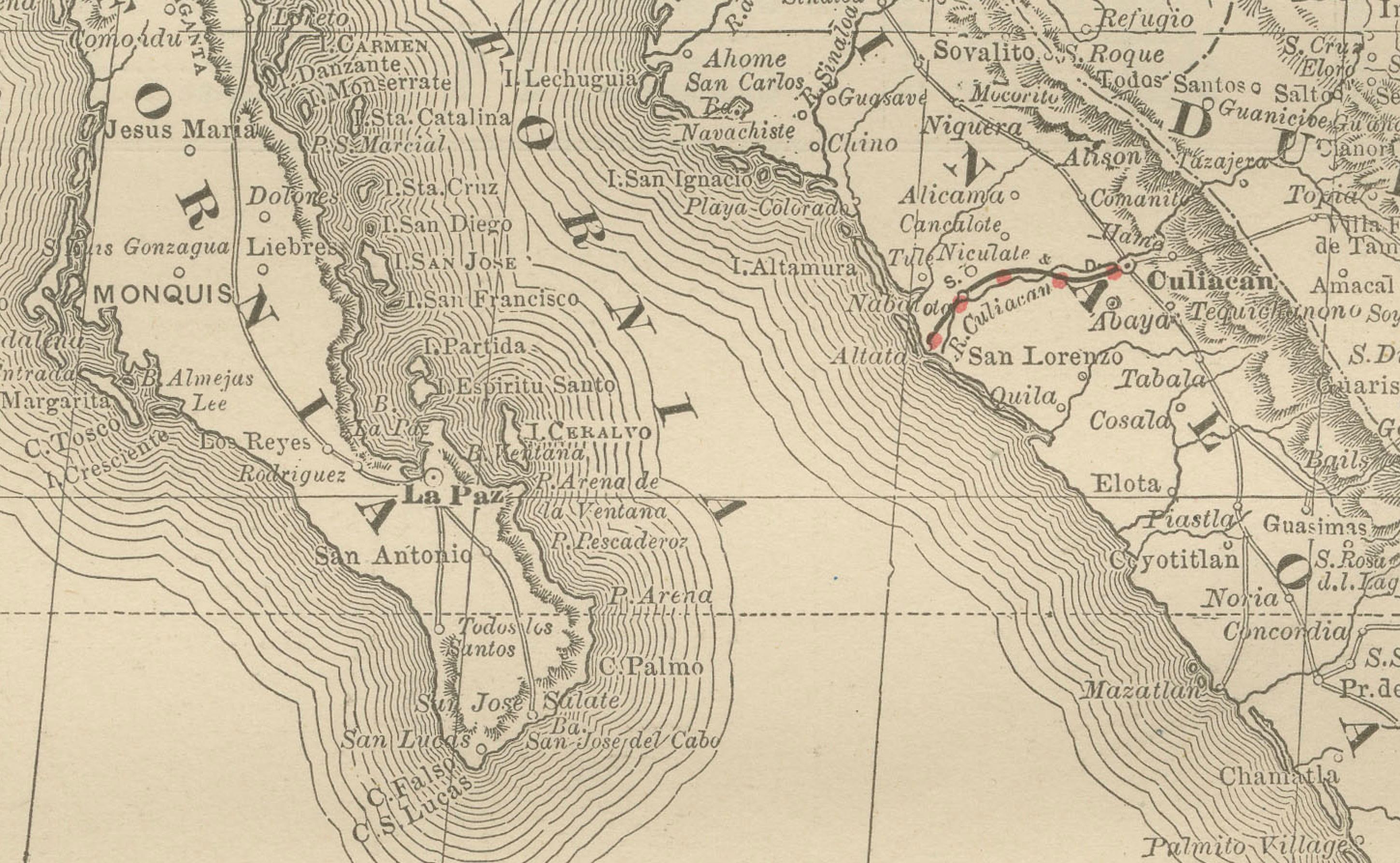 Antique Map of Mexico – Rand McNally, circa 1888

This antique map titled *“Rand, McNally & Co.’s Mexico”* was published around 1888 and depicts Mexico in the late 19th century, a period of modernization and national consolidation under the Porfirio