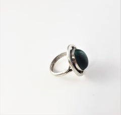 Mexico Carmen Beckmann Sterling Silver Malachite Ring