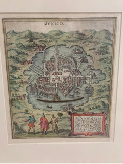Mexico City by Braun & Hogenberg c. 1590