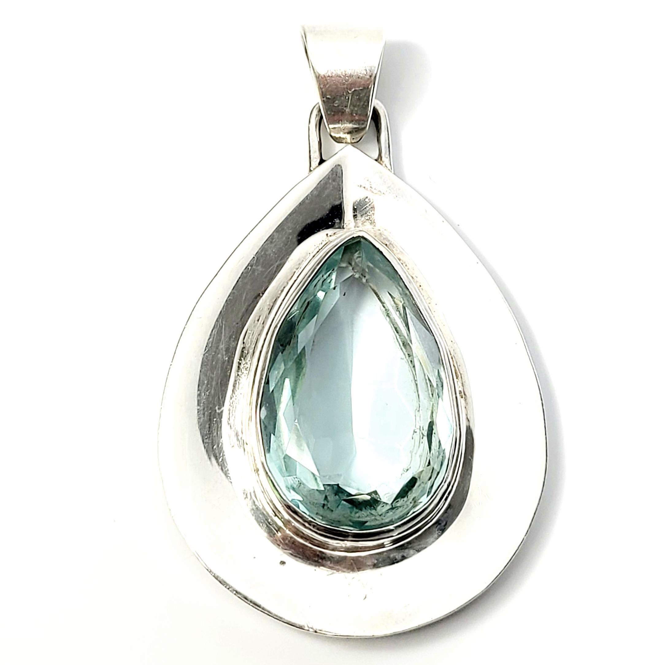silver large pendant