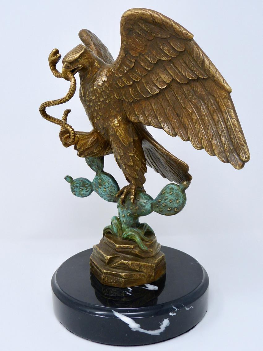 mexican eagle statue