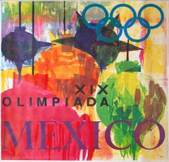Mexico Olympic Games Unframed Poster by Lance Wyman, 1968
